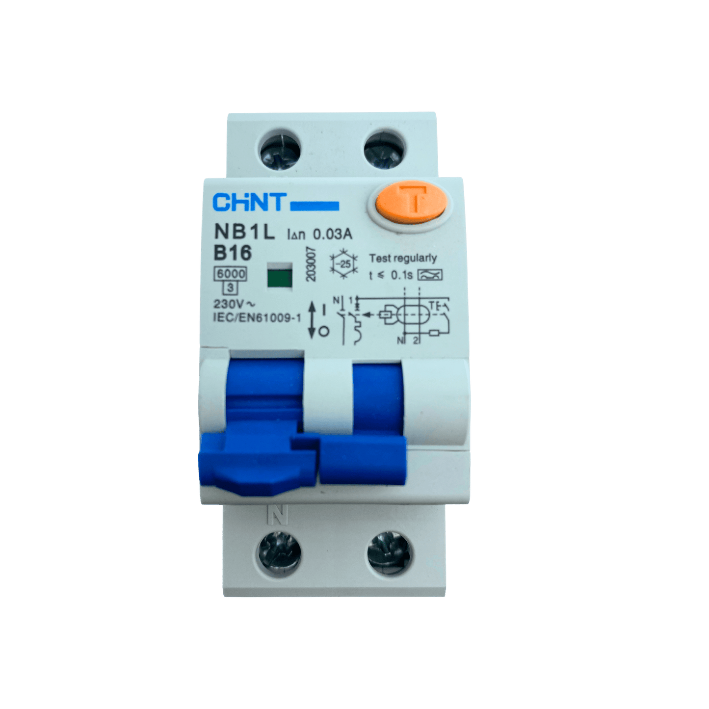 CHINT NB1L FI/LS-Schalter Typ A VDE 1polig B16 30mA 6kA