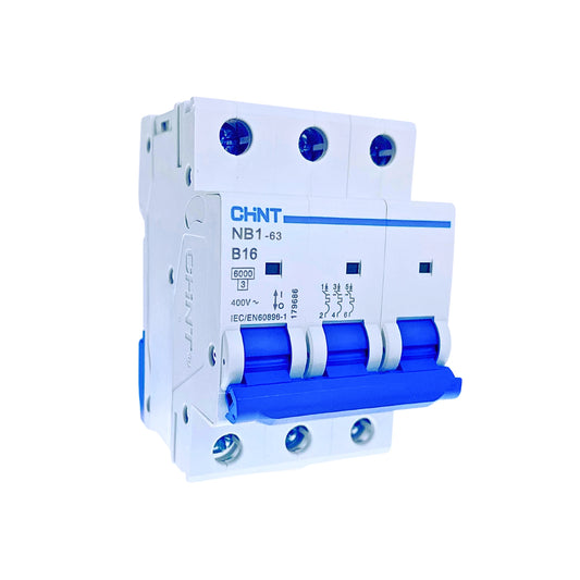 CHINT NB1-63 Leitungsschutzschalter VDE 3polig B20 6kA