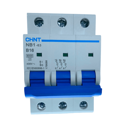 CHINT NB1-63 Leitungsschutzschalter VDE 3polig B16 6kA